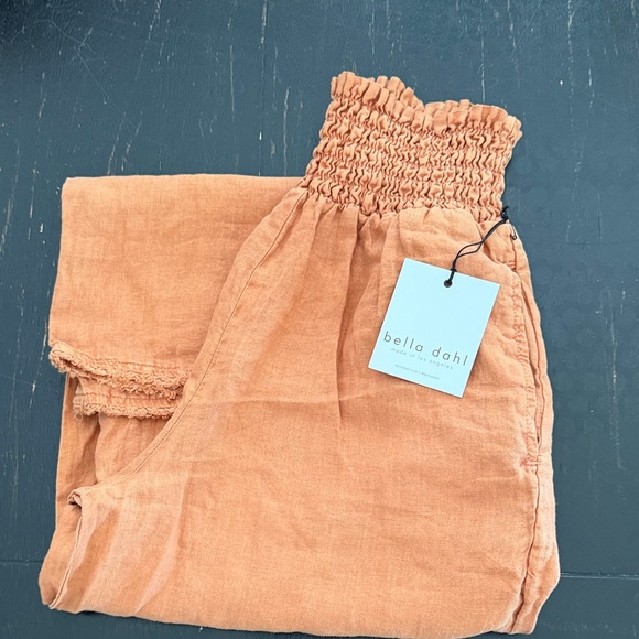 Bella Dahl Pants - Bella Dahl Women's Smocked Waist Pants in Rust